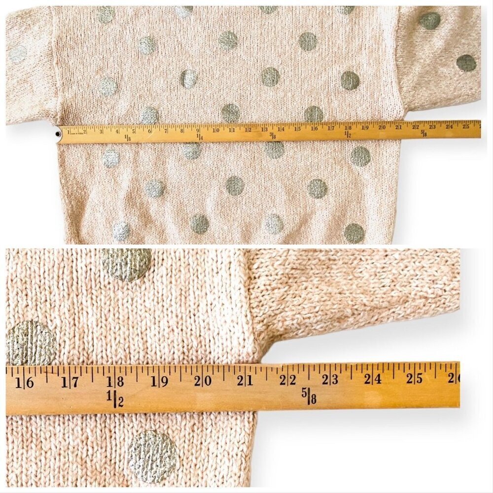 Essentiel Antwerp Hoovercraft Sweater, Size S, pale pink/beige with polka dots - Picture 13 of 14